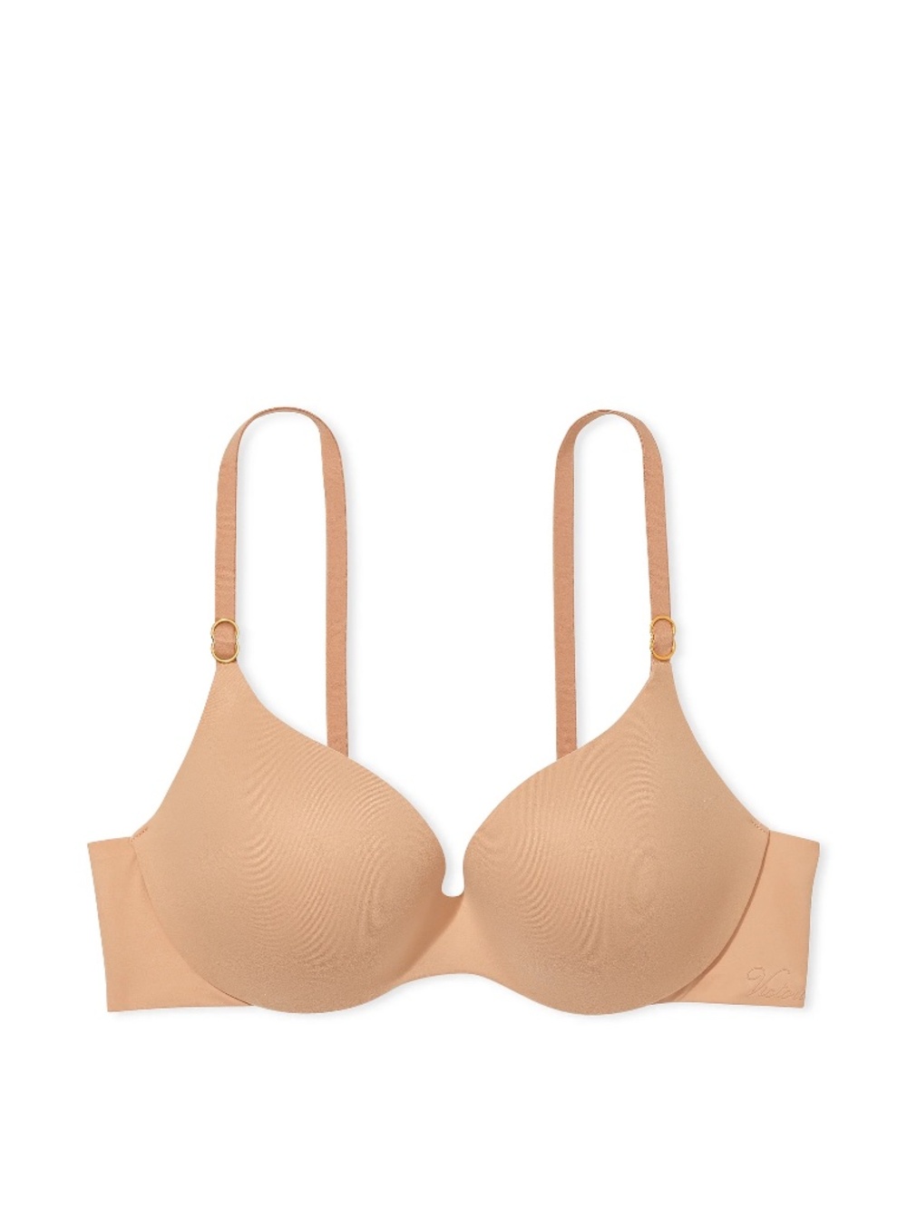 Incredible by Victoria's Secret Lined Perfect Coverage Bra in Praline size 34C